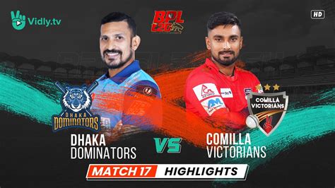 comilla victorians vs dhaka dominators match scorecard|Victorians beat Dominators, Victorians won by 60 runs.